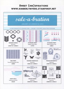 Sale-a-bration page 1