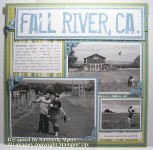 Scrapbook - Fall River, CA - Artisan Award 2008 Submission
