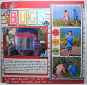 Scrapbook - Bugs of Fall River - Artisan Award 2008 Submission