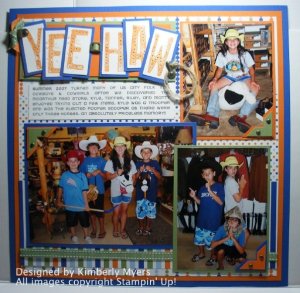 Scrapbook - Yee Haw - Artisan Award 2008 Submission