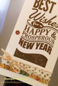 Stampin' With Kim - Wine Bottle Tag Close Up