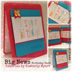 Big News Tutorial by Kimberly Myers