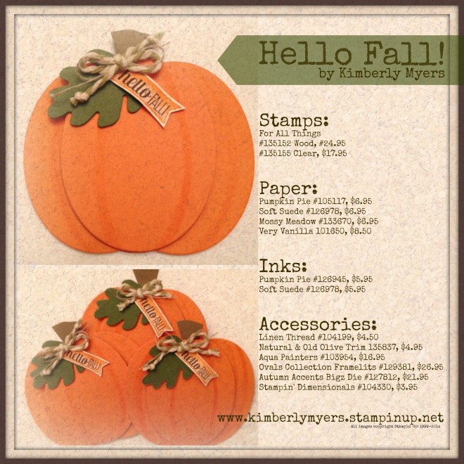 Hello Fall! – StampinWithKim.com