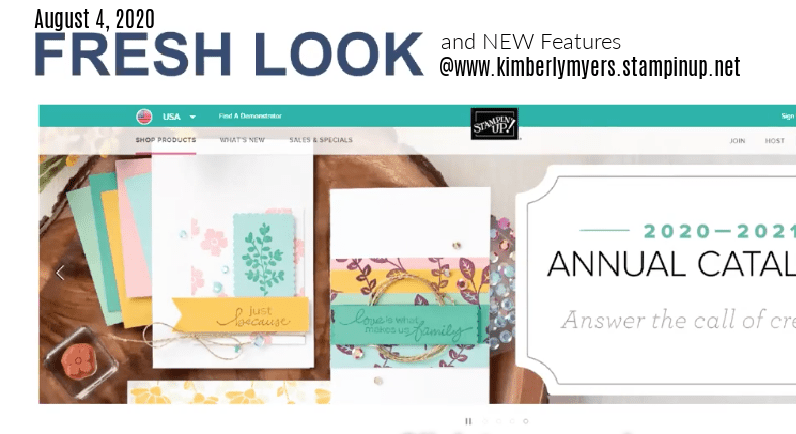 Stampin' With Kim - Fresh Look &amp; New Features